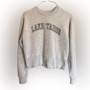 MV Sport Light Gray Lake Tahoe Women's Sweatshirt